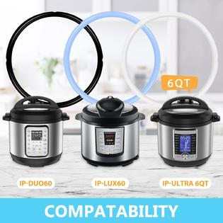 Mocoosy 5869543486 3PCS Silicone Sealing Ring for Instant Pot 6 qt