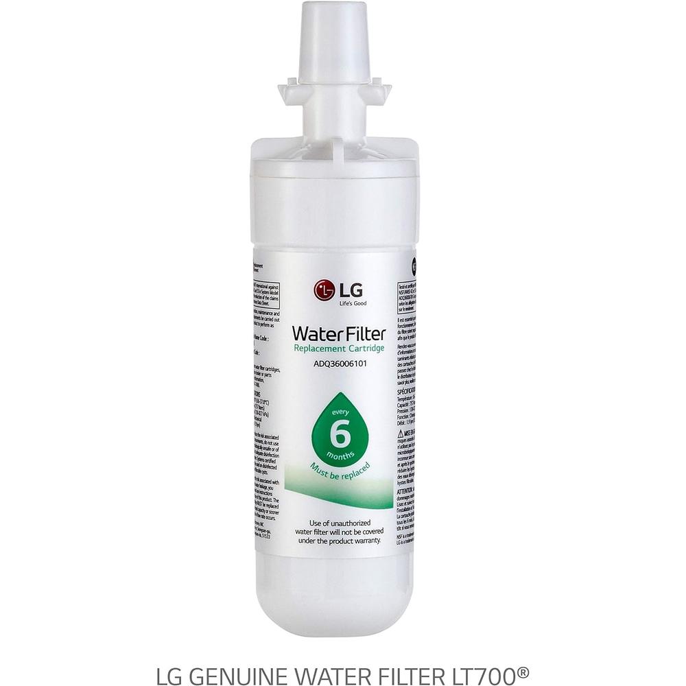 LG LT700P- 6 Month / 200 Gallon Capacity Replacement Refrigerator Water Filter (NSF42 and NSF53) ADQ36006101, ADQ36006113, ADQ7579