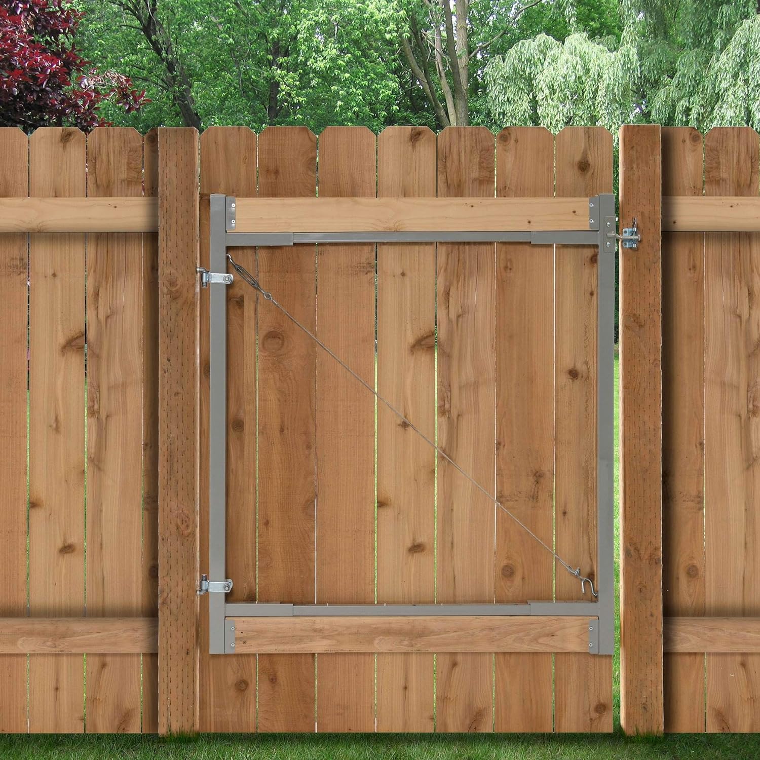 Adjust-A-Gate &#226;&#132;&#162; Steel Frame Gate Building Kit (36"-72" wide openings up to 6' high fence)