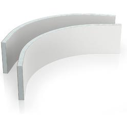 Modern Curved Solutions theSim Rounded Doorway Universal Arch Kit, Build an Arch in Minutes with The SimpleARCH! 8" DIY Interior Doorway Precurved Drywal
