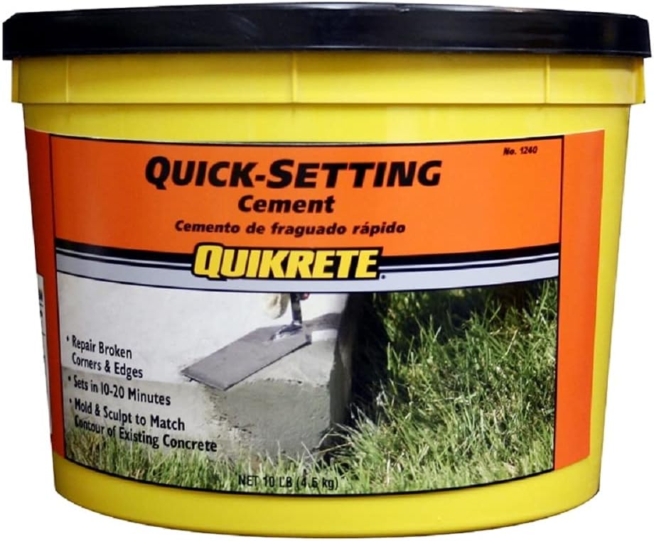 Quikrete Quick Setting Cement 10-15 Min 10 Lb