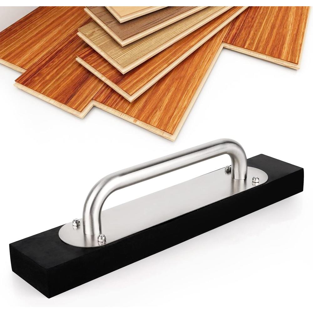Lzttyee Tapping Block for Vinyl Plank Flooring Laminate Flooring Tools Lengthen Vinyl Flooring Tools with Metal Handle for Installation