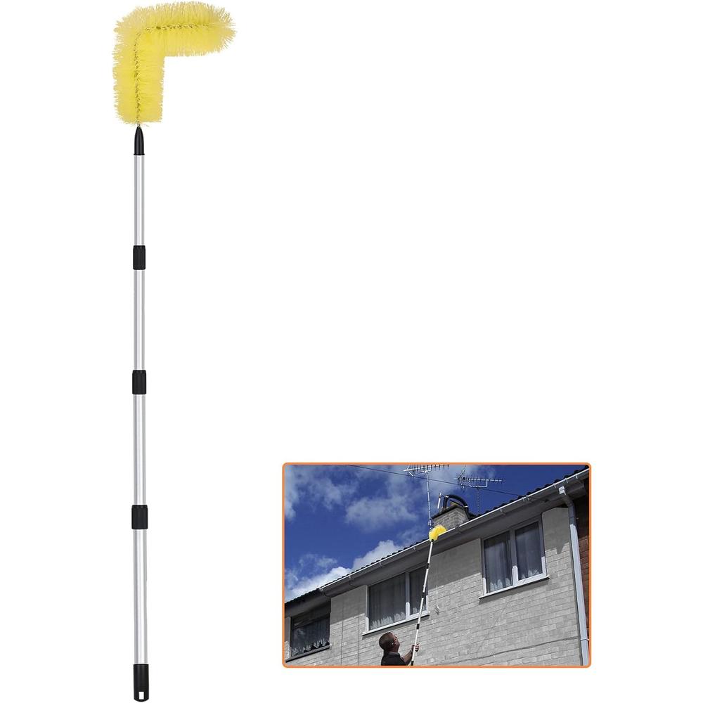 Zhongshan yunfan maoyiyouxiang GCGOODS Gutter Cleaning Brush, Upgraded Gutter Guard Cleaner Tool with 5.5 Ft Telescopic Pole