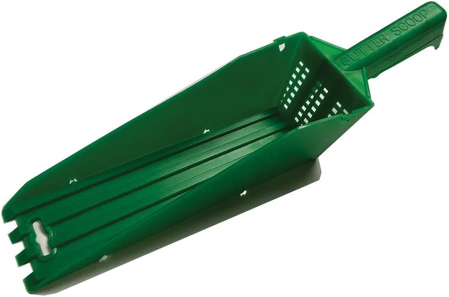 OTOD Solutions The Wedge Gutter Cleaning Scoop - Water Exits Thru The Grid So You Only Pick Up Debris and Leaves