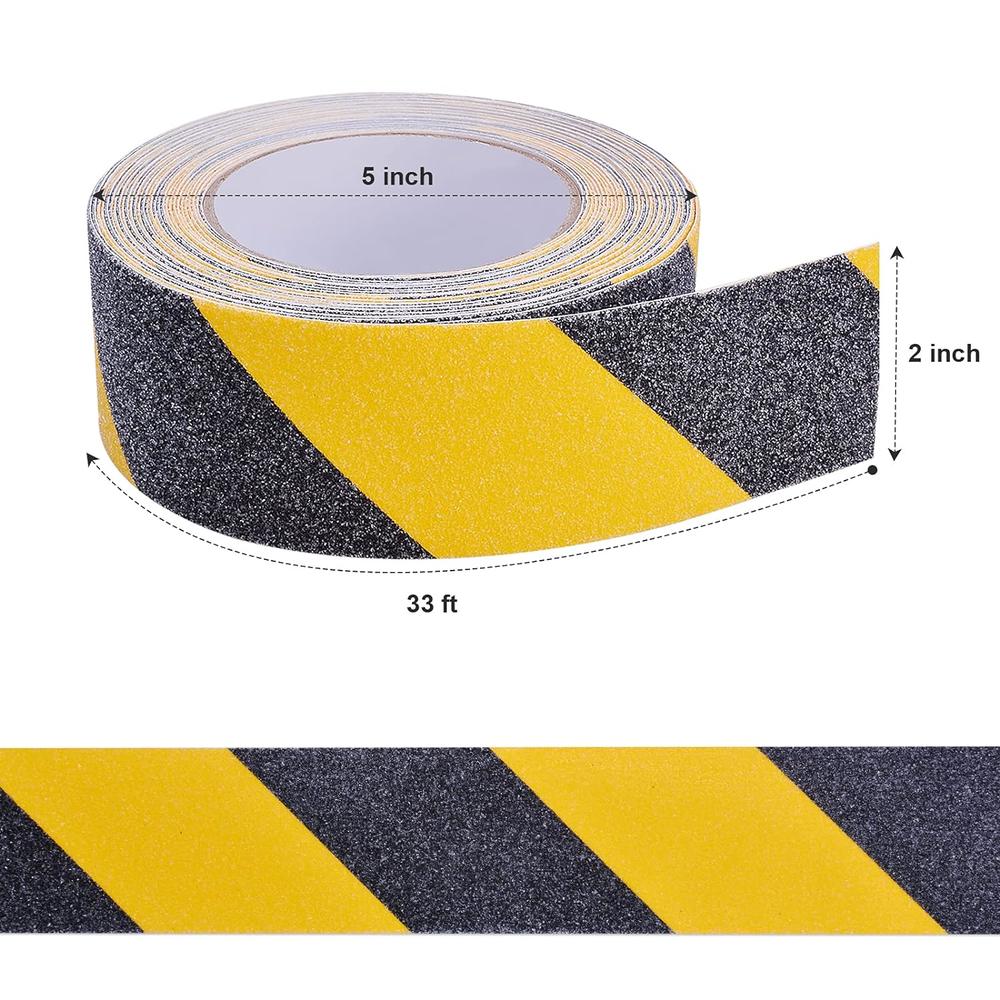 Generic Anti Slip Safety Tape, 2 inch x 33 feet, Non Slip Stair Tape for Steps Outdoor Waterproof, Heavy Duty Grip Tape for Concrete Fl