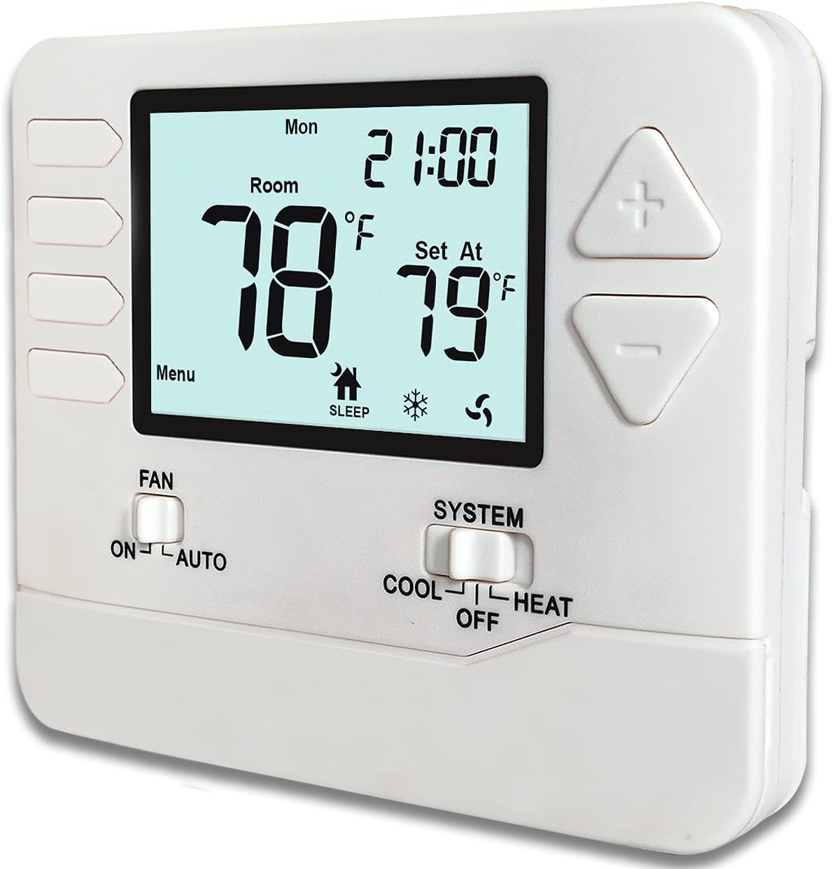 Heagstat H715 5-1-1-Day Multi Stage Programmable Thermostat, 2 Heat/2 Cool, with 4.5 sq. Inch Display