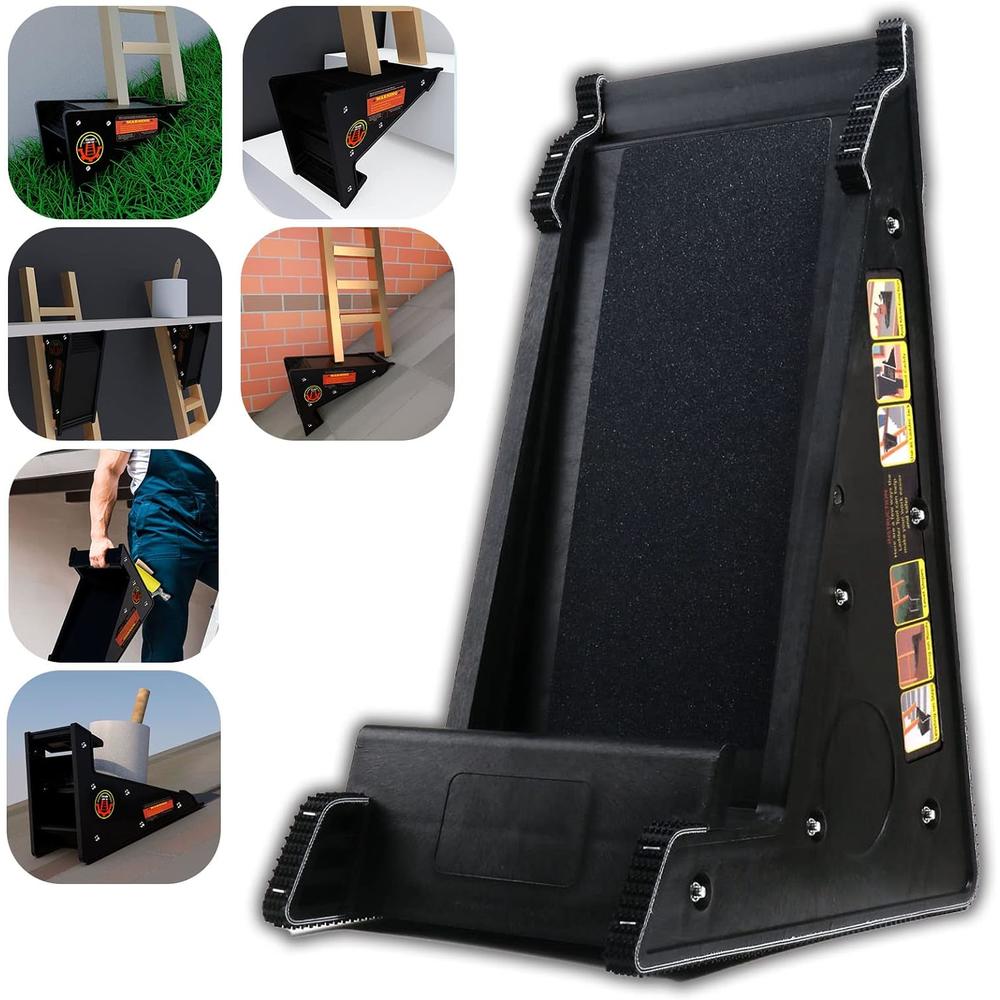 Elesude Ladder Leveler, Stair Ladder with Storage, Ladder Leveling Tool,Ladder Jacks,Easy to Use,Durable