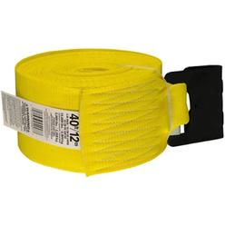 Keeper - 4" x 40&#226;&#128;&#153; Winch Strap With Flat Hook - 5,000 lbs. Working Load Limit And 15,000 lbs. Break S