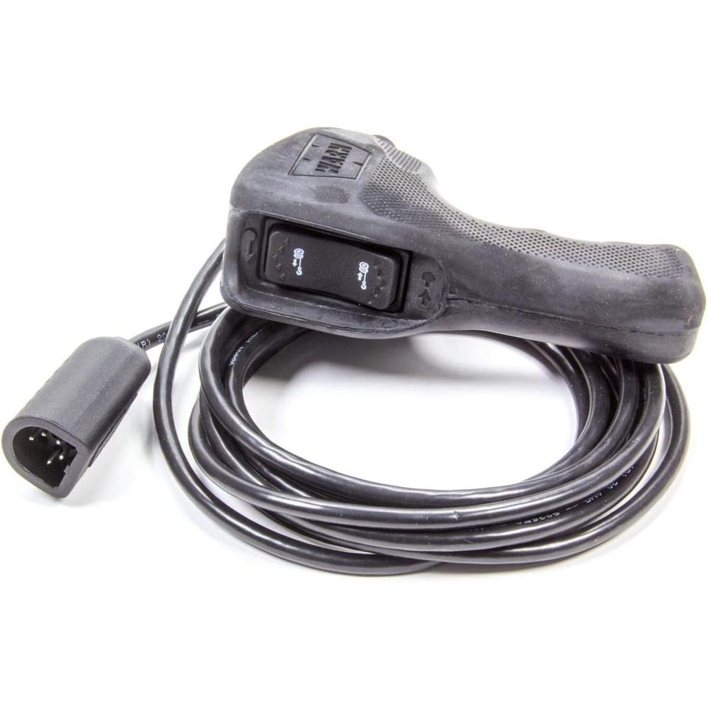 WARN 83665 Hand Held Plug-In Truck Winch Remote Controller with Ergonomic Grip and 12' Connector Cable
