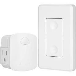 Dewenwils Wireless Light Switch Remote Control Outlet, Remote Power Wall Switch for Lamps, No Wiring Needed, 15 AMP Heavy Duty, 100 FT Ra