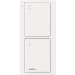 Lutron 2-Button Pico Smart Remote Control for Cas&#195;&#169;ta Smart Switch, PJ2-2B-GWH-L01, White