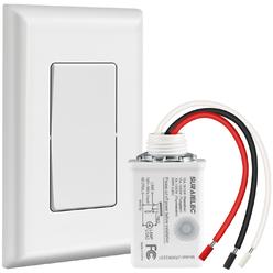 Generic Suraielec Wireless Light Switch and Receiver Kit, 15A High Power, No Wiring, No Interference, 100ft RF Range, Expandable Remote
