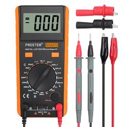 Generic Proster LCR Meter LCR Multimeter Tester for Capacitance Resistance Inductance Measuring Meter with LCD Over-Range Display
