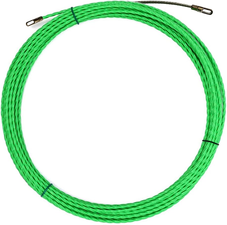 CABLELAYING 30M Wire Puller Wall Cable Running Fish Tape Push Pull Rod Electrical Fish Tape Kit Cable Puller Grip Cable Running Rod Fish Ta