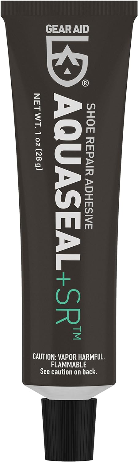 Gear Aid Shoe Repair Glue, Fix Soles, Heels, and Leather and Rubber Boots with Aquaseal SR