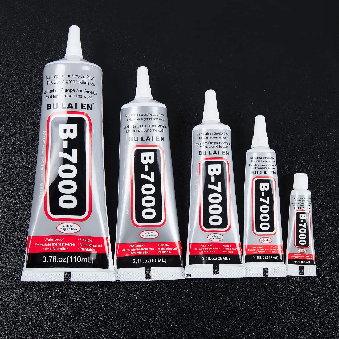 Generic B-7000 Glue 50ml, Multipurpose High Grade Industrial B7000  Adhesive, Semi Fluid Transparent Glues Suitable