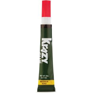 Elmer's Krazy Glue Maximum Bond Super Glue, No-Run Gel, 20 Grams