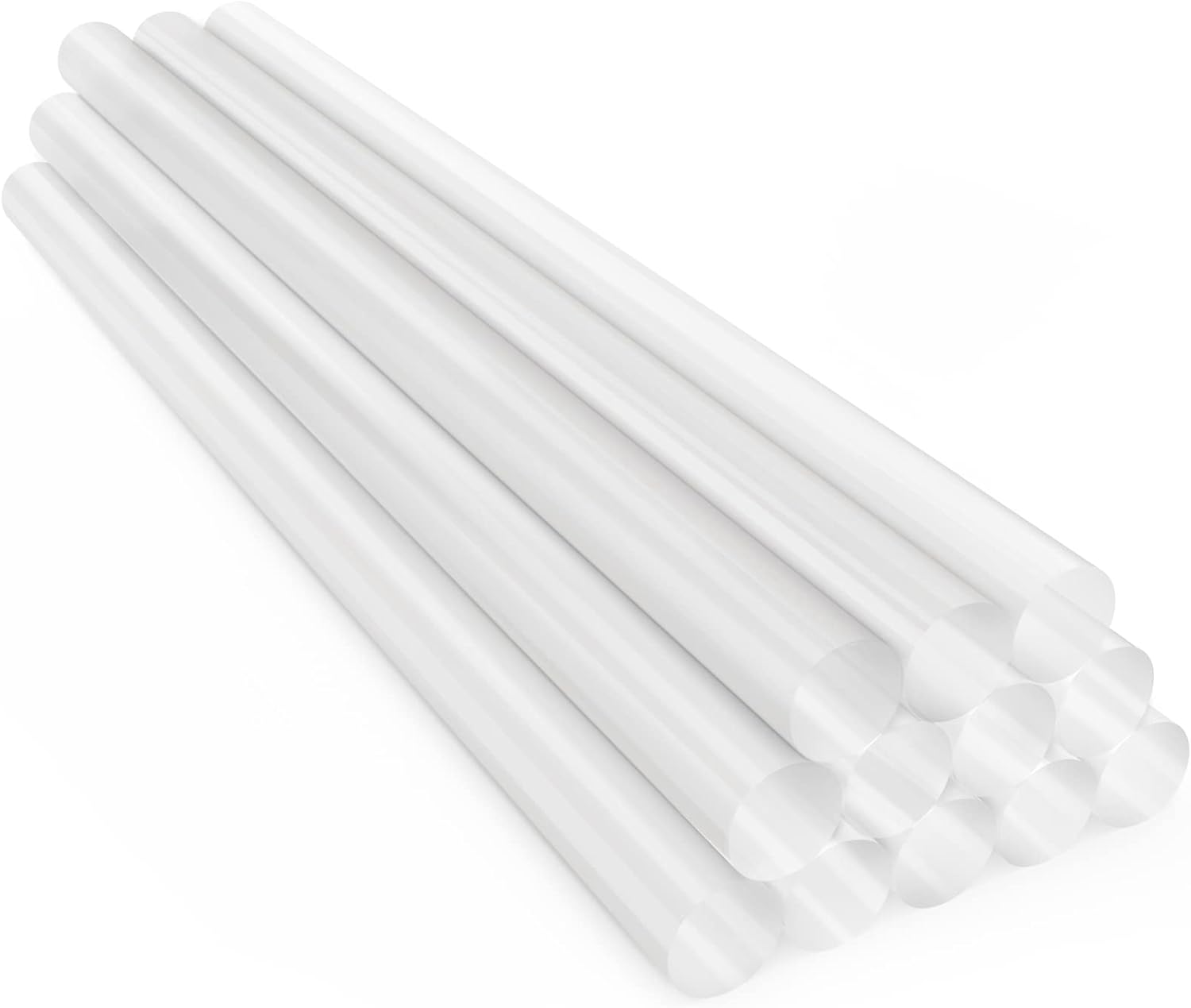 EnPoint Clear Hot Glue Sticks Full Size, 12 Pack 8 Long x 0.43 Dia