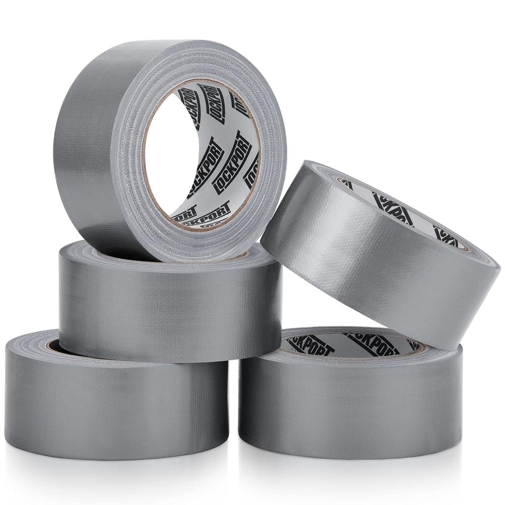 Generic Duct Tape Heavy Duty - 5 Roll Multi Pack - Silver 90 Feet x 2 Inch - Strong, Flexible, No Residue, All-Weather and Tear Hand -
