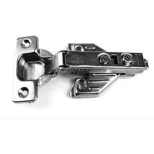TOUCH 3/4" Overlay Euro Hinge - Concealed Cabinet Hinge Kit | Full Overlay, Self-Closing, Nickel Finish
