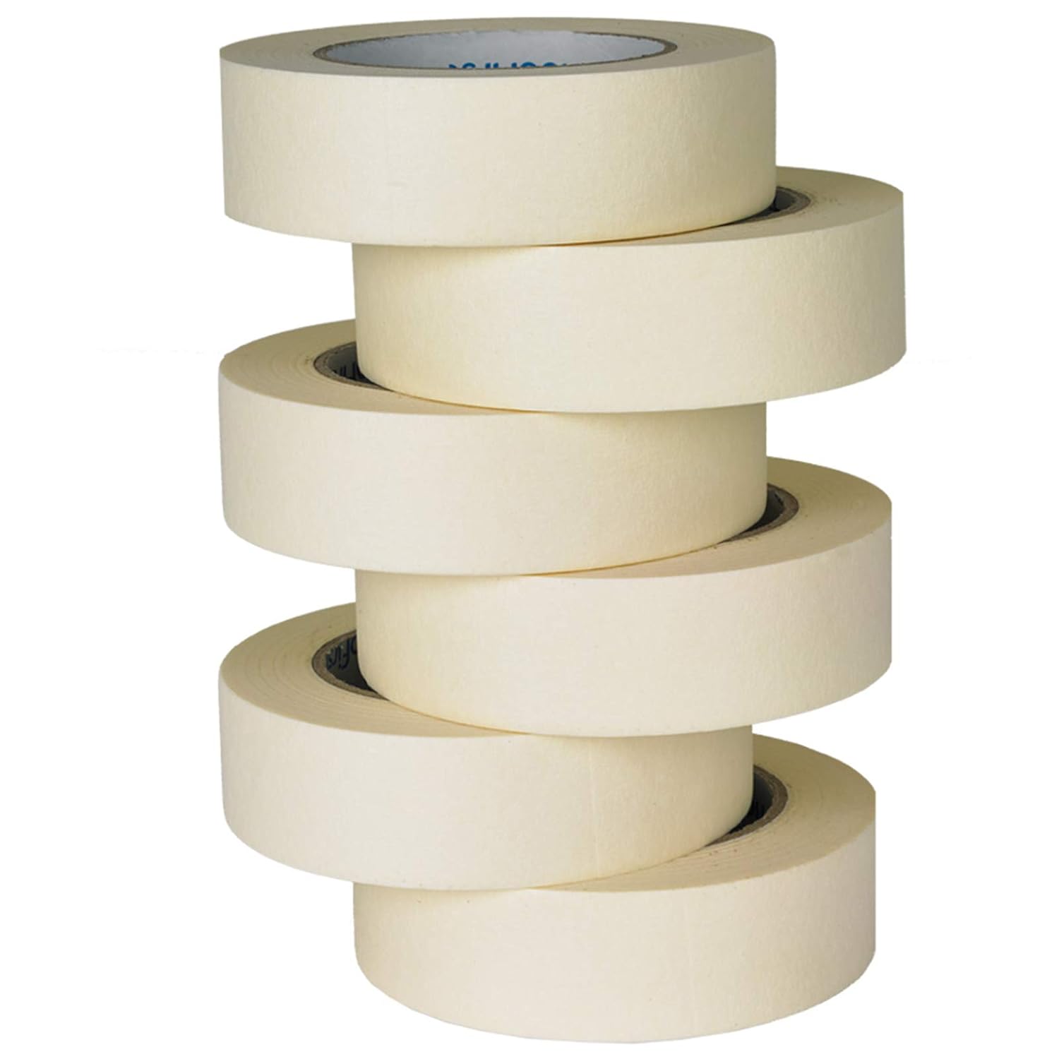 Generic TIANBO FIRST Masking Tape 6 Rolls, General Purpose Wide Masking Tape  for Home and Office, 1.41 Inches x 60 Yards, Beige