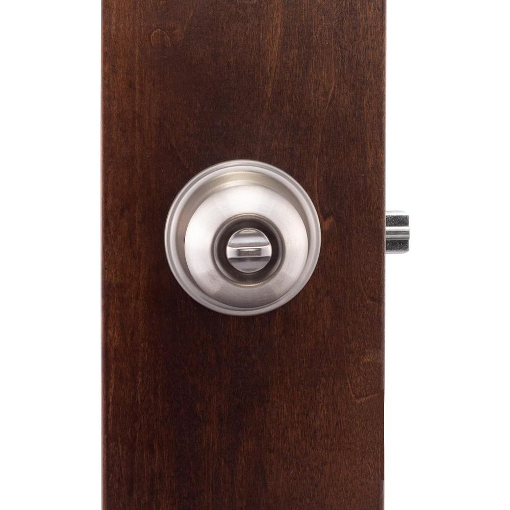 Copper Creek BK2040SS Ball Door Knob, Keyed Entry Function, 1 Pack, in Satin Stainless