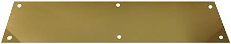 Don Jo Don-Jo Kick Plate Factory-Architectural Metal 8x30 inch (BT) Brass Tone- Fits 32 inch Width Doors-Wood