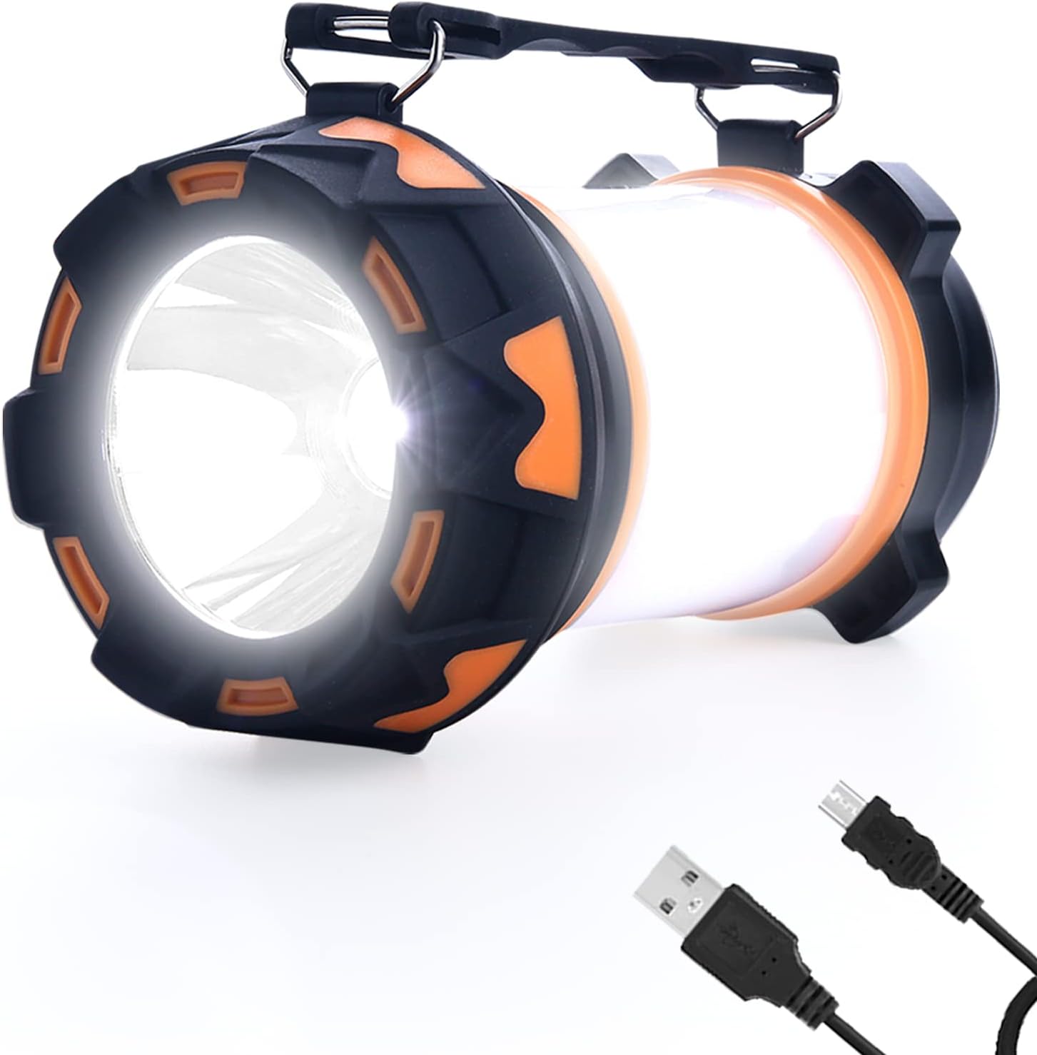AYL LED Camping Lantern Rechargeable, Super Bright Lantern Flashlight and 360 Degree Illumination, Power Bank, IPX4 Waterproof for