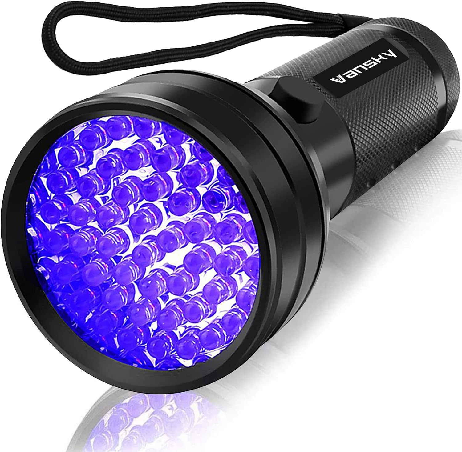 Vansky UV Flashlight Black Light,  51 LED Blacklight Pet Urine Detector for Dog/Cat Urine,Dry Stains,Bed Bug, Matching with Pet Odor E