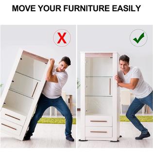Ezprotekt Reusable Large Furniture Sliders for Carpet, XL Furniture Mo