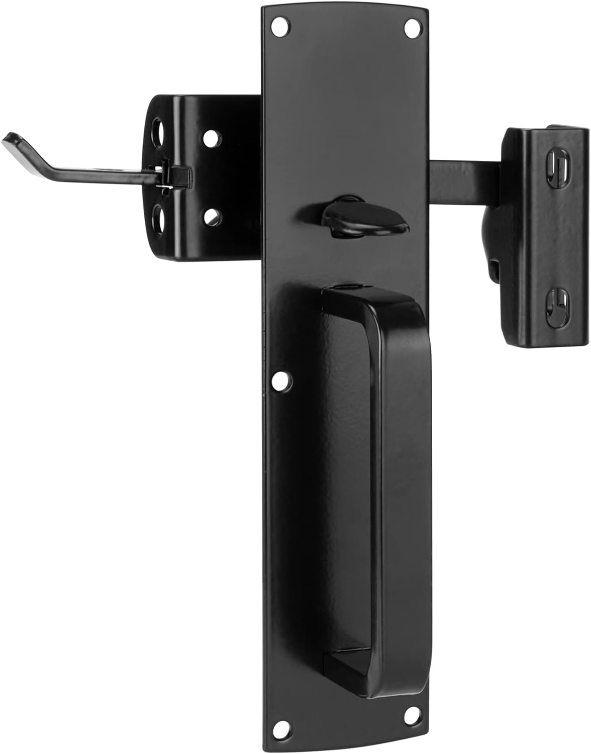 SANKINS Thumb Gate Latch Hardware for Wooden Fence Heavy Duty, Self Locking Fence Latch Kit with Handle, Door Latch Gate Lock kit for W