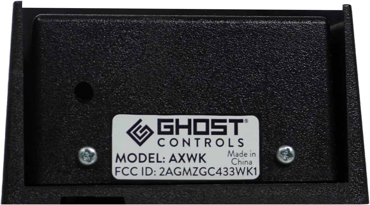 Ghost Controls Premium Wireless Keypad for Automatic Gate Openers - Model AXWK (New Design)