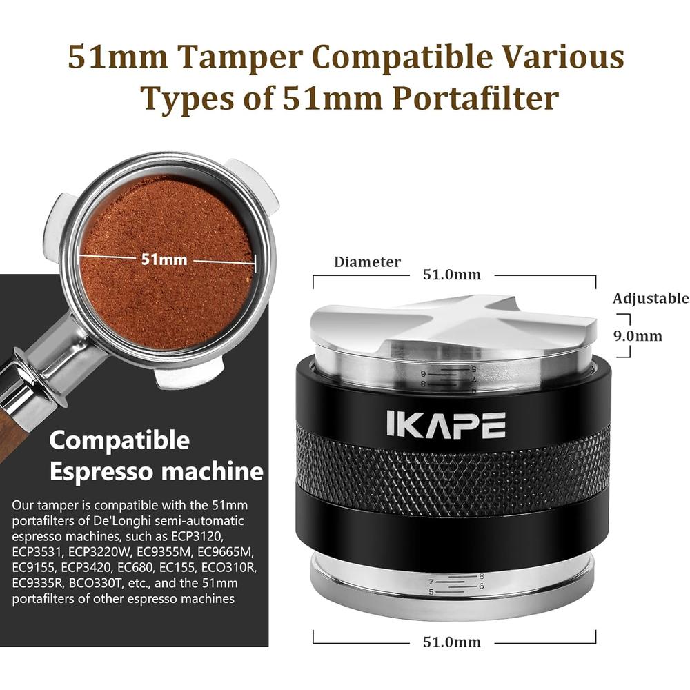 Generic IKAPE Coffee Products, 51mm Coffee Distributor