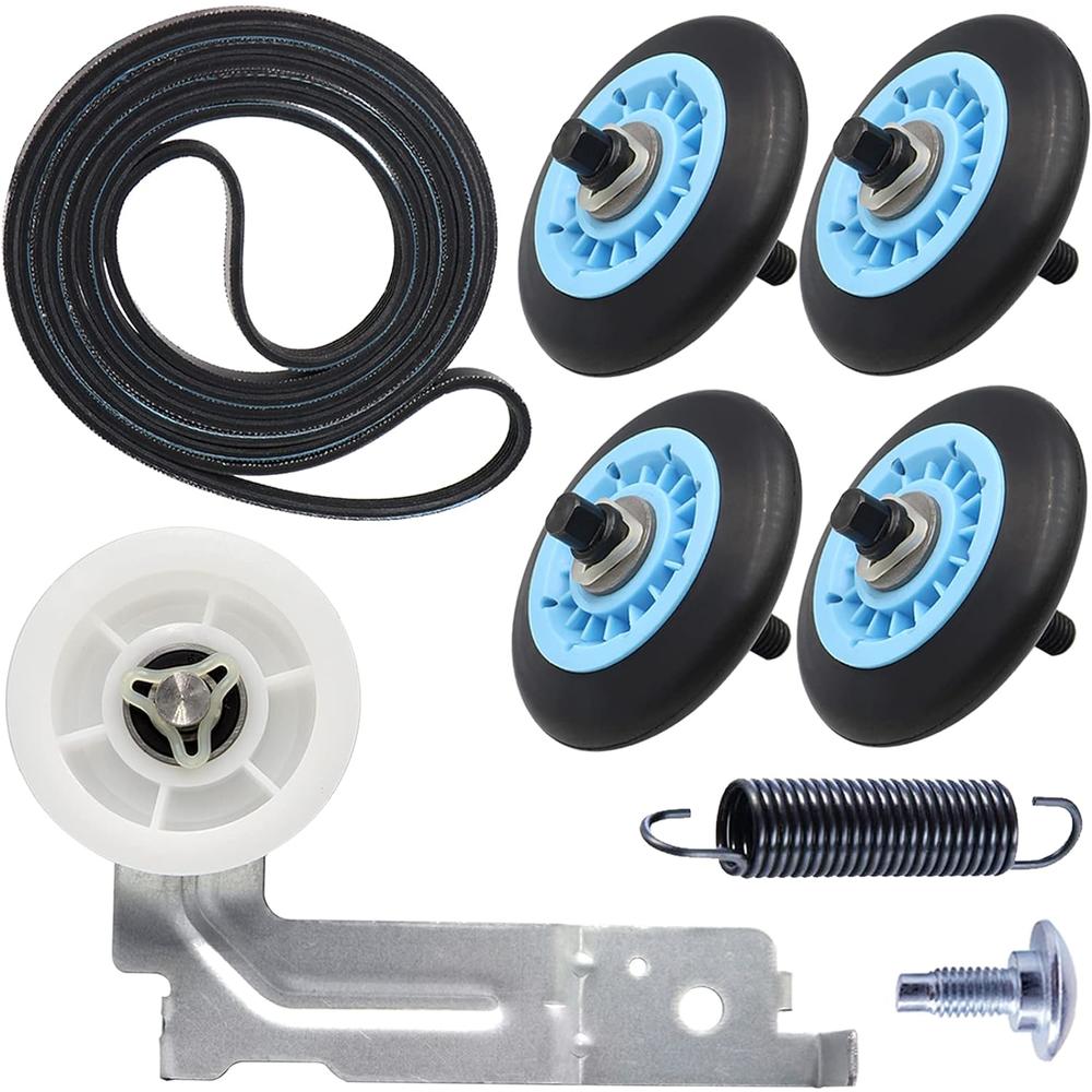 Generic Upgraded Dryer Repair Kit Compatible with Samsung Dryer Includes DC97-16782A Dryer Roller DC93-00634A Idler Pulley 6602-001655