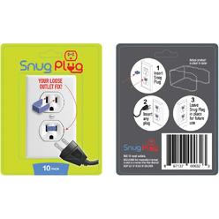Snug Plug - Your Loose Outlet Fix (10/Pack Clear)