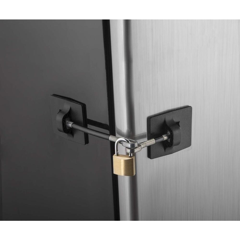 Computer Security Products Refrigerator Door Lock With Padlock