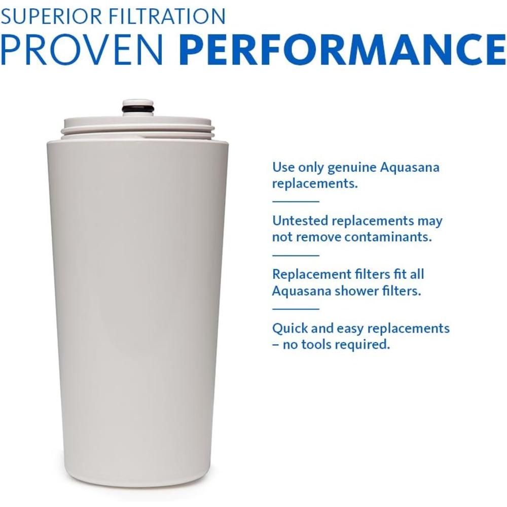 Aquasana Shower Water Filter System - Filters Over 90% Of Chlorine - Carbon