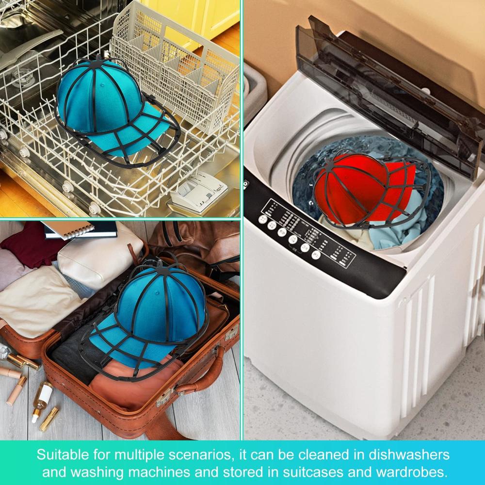 Generic Hat Washer for Baseball Caps, Cap Washer for Washing Machine, Ball Cap Washing Cage for Dishwasher