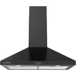 cIARRA Black Range Hood 30 inch 450 cFM with Anti-Fingerprint Design Stove Vent Hood for Kitchen with 3 Speed Exhaust Fan, Anti-