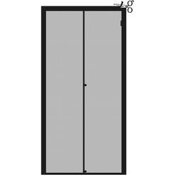 Yotache Adjustable Magnetic Screen Door Fit Doors Size Width 29" - 33" Height 79" - 81", Reinforced Fiberglass Mesh