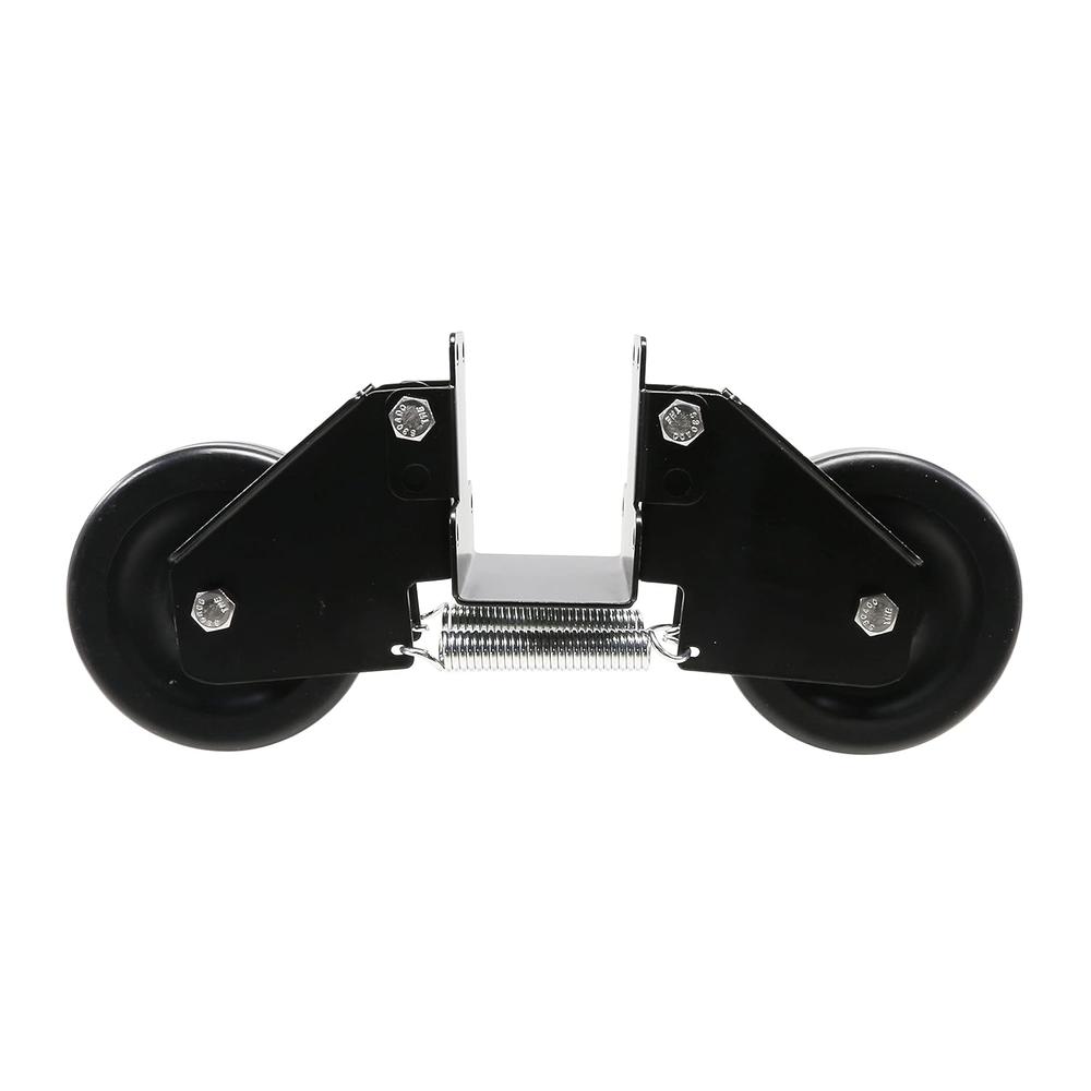Generic Plum Fittings Heavy Duty Double Roller Gate Wheel for Vinyl Fence Gates Up to 2" Wide