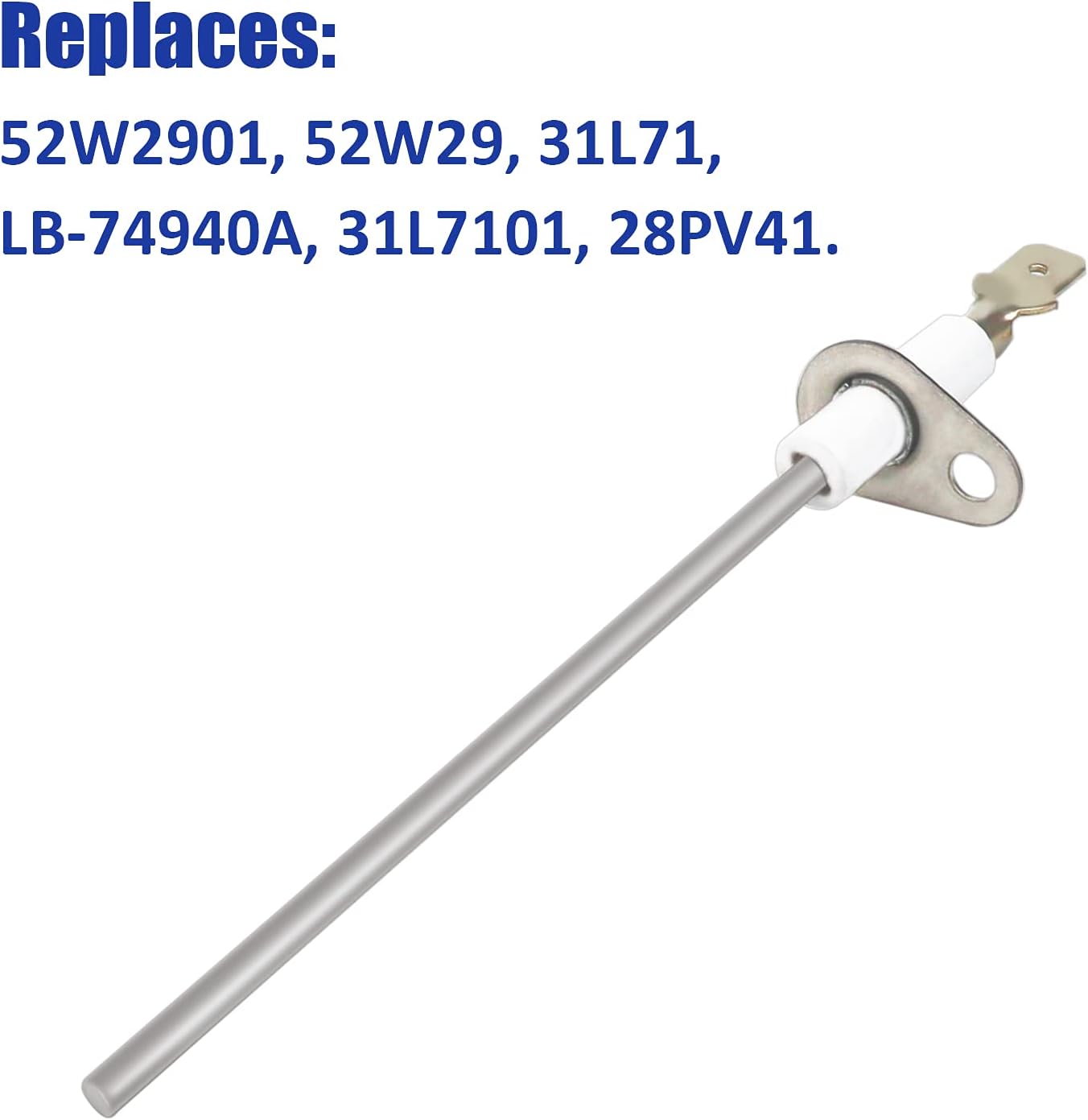 yl super products Furnace Flame Sensor for 52W29 Compatible with Len-nox, Arm-strong, Du-cane Furnaces-Replaces 52W2901 LB-74940A 31L71 Fits for
