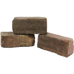 Graves Brick Company Rare Antique Brick - 100 Years Old -  (Grade A, Birmingham, AL Text)