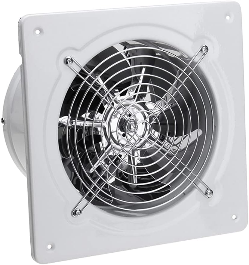 rlozui 8 inch Exhaust Fan, 735CFM Wall Mounted Vent Fans, Ventilation Blower for Ceiling Bathroom Attic Window Basement Ventilation Fa