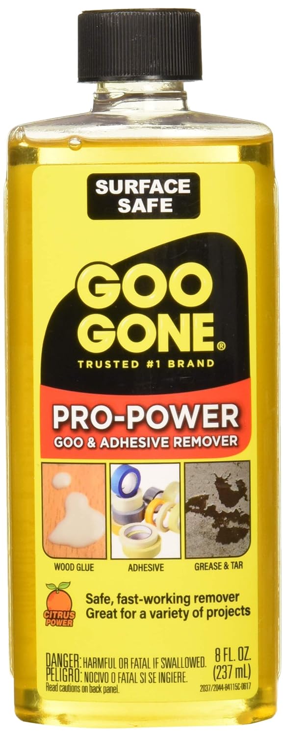 Generic Goo Gone Pro Power Adhesive Remover - 8 Ounce - Use on Silicone,  Caulk, Contractor's Adhesive, Tar, Adhesive, Grease, Gum, Deca