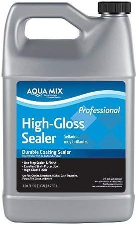 Aqua Mix High Gloss Sealer Durable Coating Sealer 1 Gallon