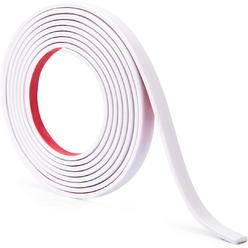LONGKING 10ft Self-Adhesive Caulk and Trim Strips for Tiles, Floors, Ceilings, Countertops and More in White