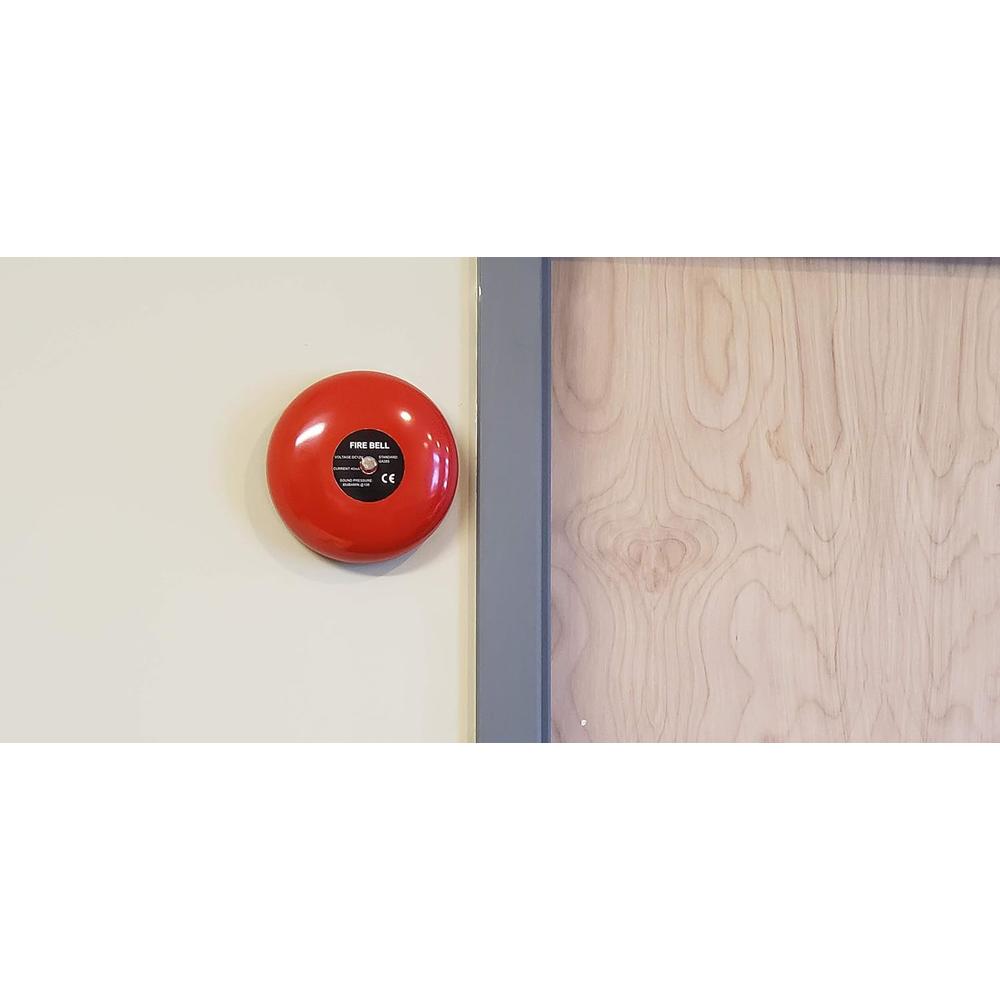 Safeguard Supply Fire Alarm Bell - 6 Ringing 12 Volt Dc Can Be Used As An Extra Loud Doorbell, Chime Or Multi Purpose Bell. Wired Into Any Device With 12Vdc Output Safeguard Supply Fire Alarm Bell - 6 Ringing 12 Volt Dc Can Be Used As An Extra Loud Doorbell, Chime Or Multi Purpose Bell. Wired Into Any Device With 12Vdc Output