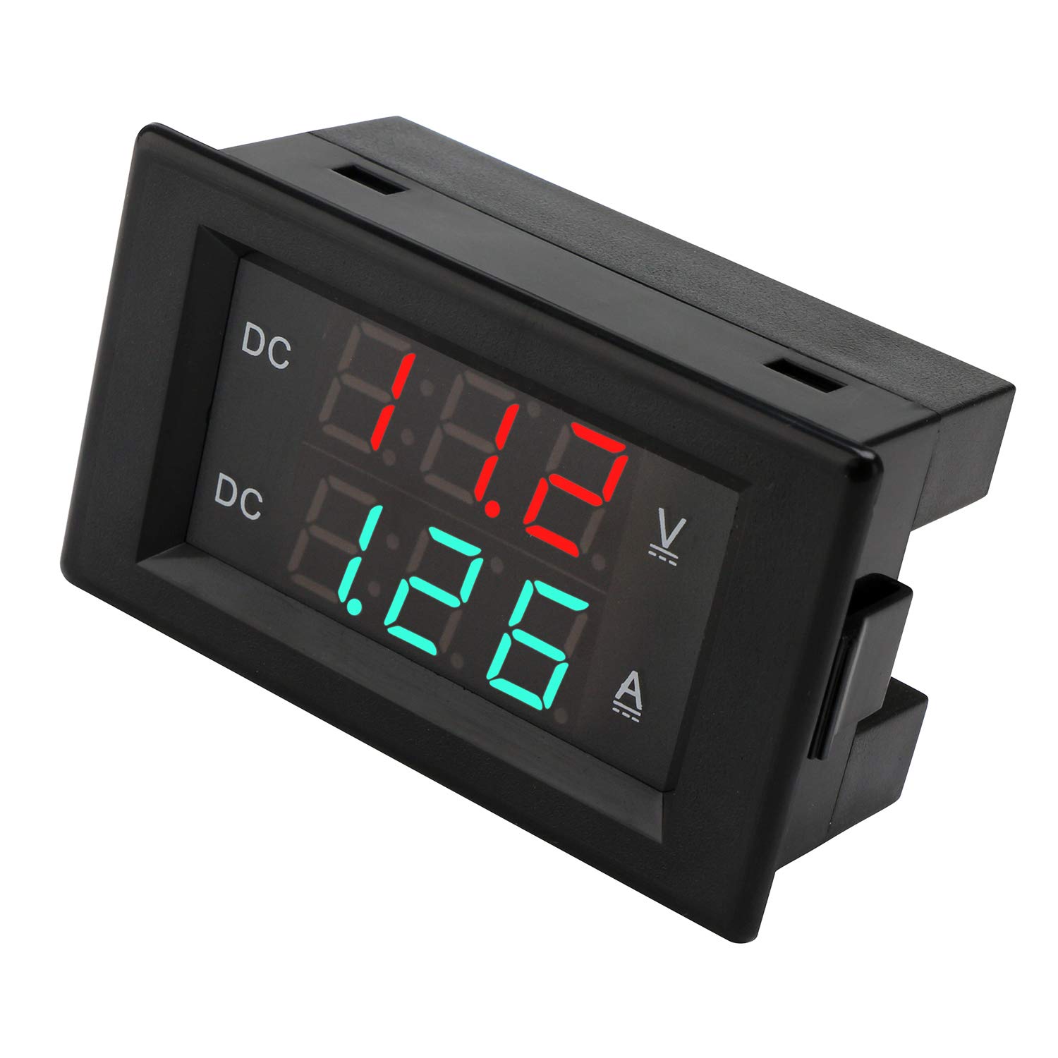 Generic Voltage Current Display, DROK DC 4.5-100V Digital Voltmeter Ammeter Multimeter Panel, 0-50A Volt Tester Meter Amp Detector, LED
