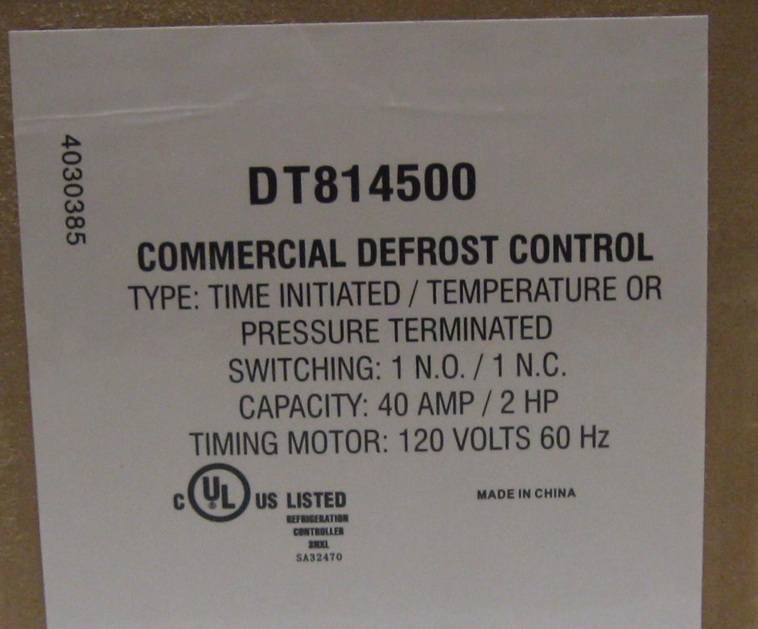 Generic Supco S8145-00 Complete Commercial Defrost Timer (Replaces Paragon 8145-00)